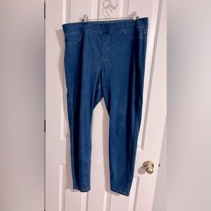 HUE Soft Dark Blue Denim Jeggings 2X